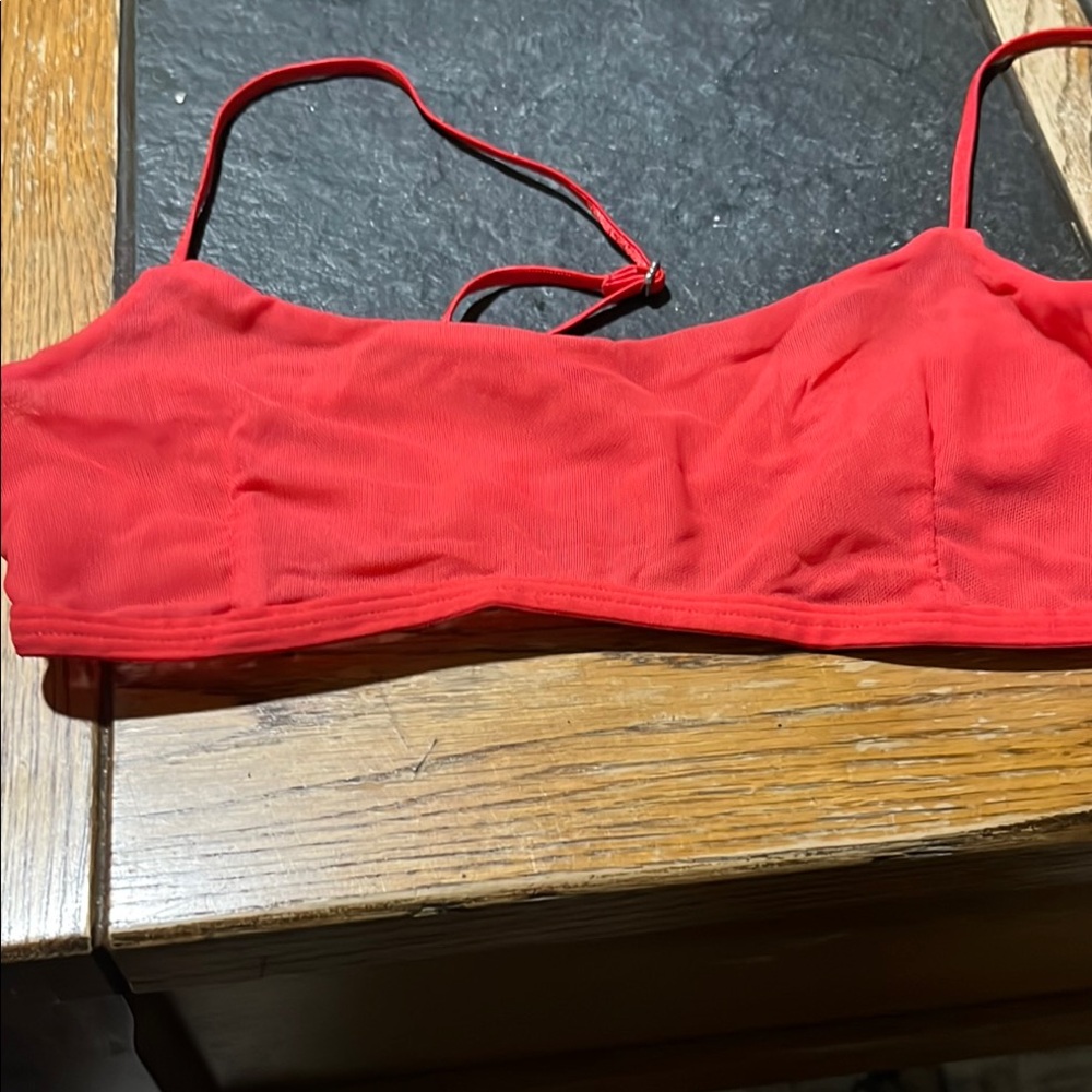 ALO Yoga Red Sports Bra